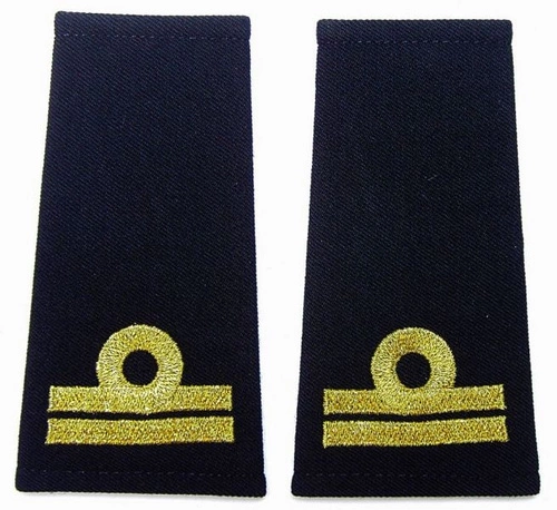 Pagony (pochewki) wyjściowe Marynarki Wojennej - podporucznik