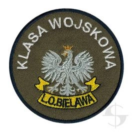 Emblemat szkolny "LO BIELAWA" - klasa wojskowa