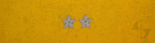 Otok żółty do rogatywki Wojska Polskiego - starszy chorąży, podporucznik, podpułkownik