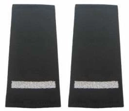 Pagony (pochewki) czarne Policji - starszy posterunkowy