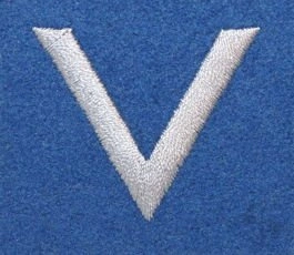 Stopień na beret WP (niebieski / h) - sierżant