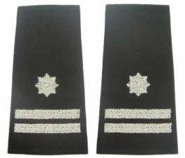 Pagony (pochewki) czarne Policji - podinspektor