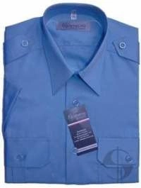 Koszula niebieska Służby Więziennej - krótki rękaw