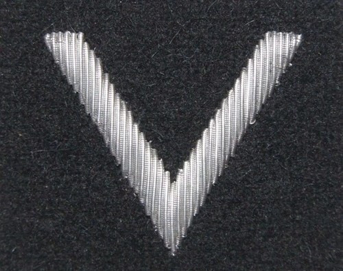 Stopień na beret WP (czarny / b) - sierżant