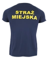 T-shirt poliestrowy, granatowy Straż Miejska - damski