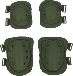Ochraniacze na łokcie i kolana - oliwkowe