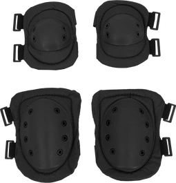 Ochraniacze na łokcie i kolana - czarne