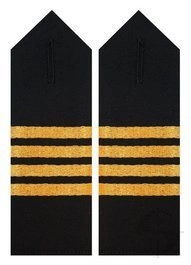 Pagony do koszuli PSP - młodszy ogniomistrz