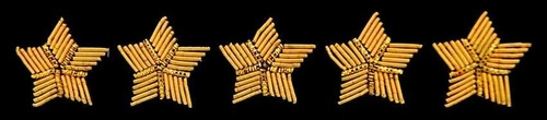 Stopień na pasek czapki garnizonowej - starszy chorąży sztabowy marynarki