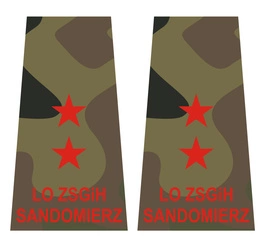 Pochewki KM - polowe, czerwony haft LO ZSGiH SANDOMIERZ - klasa 2