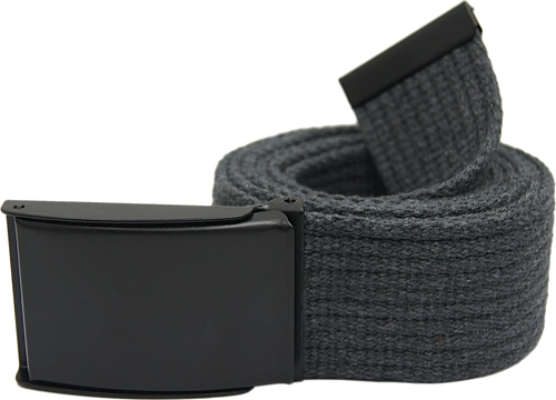 Pasek bawełniany - grafitowy
