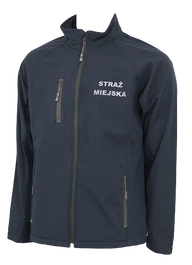 Kurtka Softshell Straż Miejska - granatowa, srebrny napis