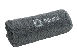 Ręcznik frotte policyjny - popielaty 50 x 90 cm