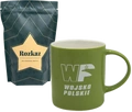 ZESTAW: Kawa mielona lub ziarnista dedykowana żołnierzom SZRP i Kubek zielony z logo WP