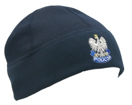 Czapka zimowa Policji