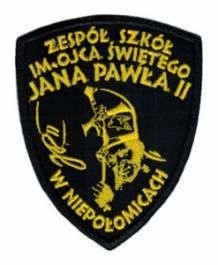 Emblemat szkolny NIEPOŁOMICE - klasa pożarnicza