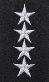 Stopień Wojska Polskiego do beretu czarnego - starszy chorąży sztabowy