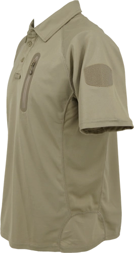 Koszulka polo poliestrowa - beżowa