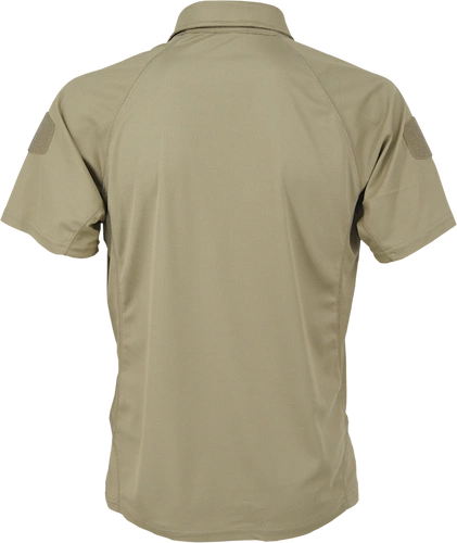 Koszulka polo poliestrowa - beżowa