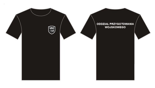 T-shirt OPW - Piekary Śląskie - CZARNY