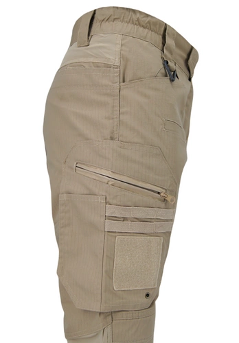 Wodoodporne spodnie taktyczne Defender rip-stop - beżowe