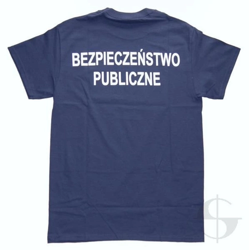 T-shirt VII LO w Szczecinie - klasa Bezpieczeństwo Publiczne 2018 - navy blue