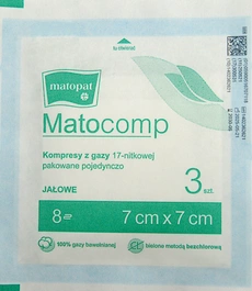 Kompres jałowy, 7 x 7 cm - 3 szt.