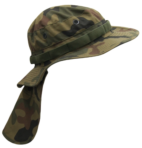 Kapelusz Boonie Hat z osłoną - PolyCotton Ripstop - Pantera Leśna