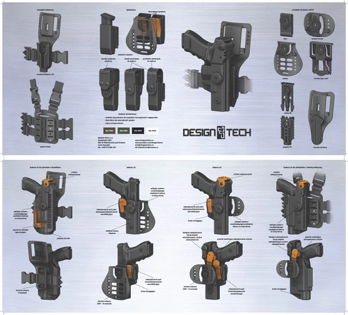 Kabura DesignTech V3 - do pistoletu CZ P 10C