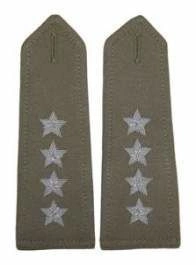 Pagony khaki do koszulo-bluzy Wojska Polskiego - kapitan