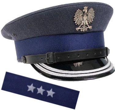 ZESTAW: czapka garnizonowa Służby Więziennej + otok SW