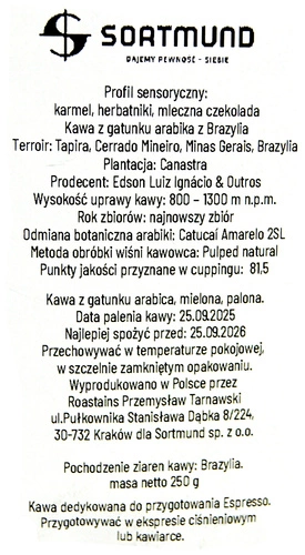 Kawa mielona lub ziarnista dedykowana funkcjonariuszom Służby Więziennej.