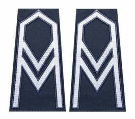 Pagony (pochewki) do swetra Służby Więziennej - starszy sierżant