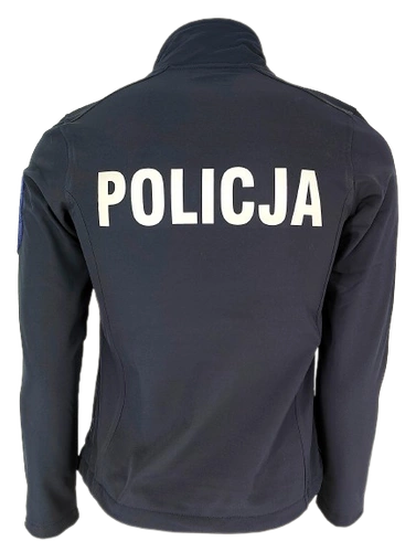 Kurtka Softshell Policji - damska, z rzepami i zamkami