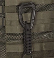 Brelok Mil-Tec z karabińczykiem MOLLE - czarny