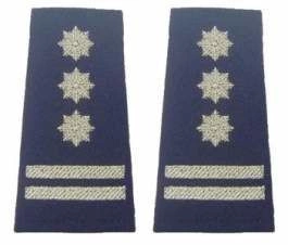 Pagony (pochewki) granatowe Policji - inspektor