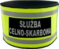 Opaska naramienna odblaskowa SŁUŻBA CELNO-SKARBOWA - z rzepem