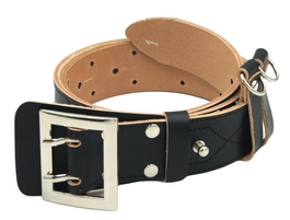 Pas skórzany główny - czarny