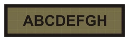 Oznaka identyfikacyjna z nazwiskiem - khaki