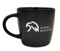 Kubek w kolorze grafit matowy z logo SW