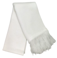 Szalik zimowy oficerski - biały