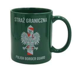 Kubek ciemnozielony - Straż Graniczna