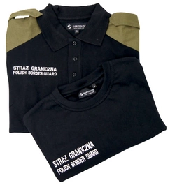 ZESTAW: Koszulka polo i T-shirt Straży Granicznej
