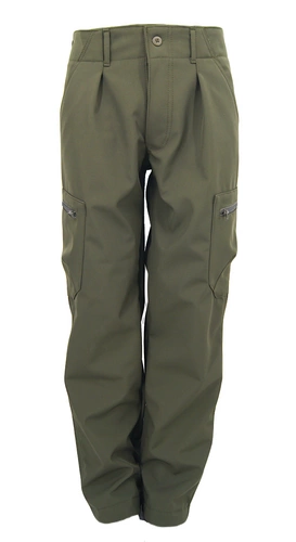 Spodnie typu softshell - khaki / oliwka