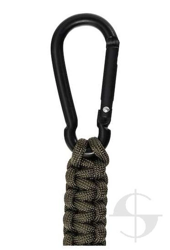 Smycz Mil-Tec z paracordu - olive