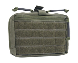 Panel administracyjny poziomy, molle - oliwkowy