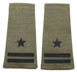 Pagony (pochewki) służbowe oliwkowe - major
