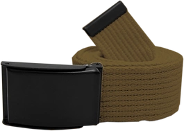 Pasek bawełniany - brązowy