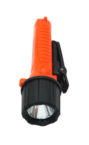 Latarka ręczna, Mactronic M-FIRE 02, 133 lm, bateryjna (4x AA), zestaw (baterie, klips), kolor pomarańczowy, pudełko