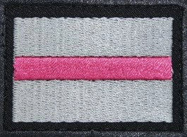 Flaga naramienna - 1 i 2 Pułk Szwoleżerów - z rzepem